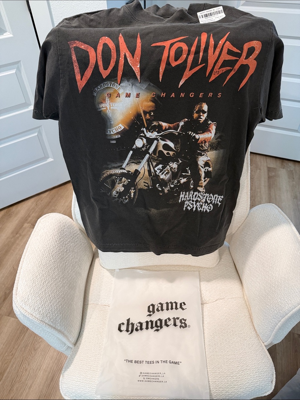Game Changers Don T Oliver Graphic Tee - Black